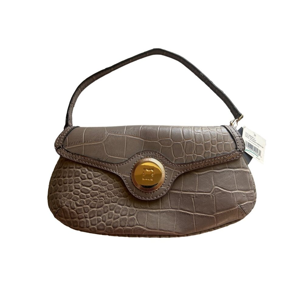 Liz Claiborne Taupe Convertible Strap Wristlet